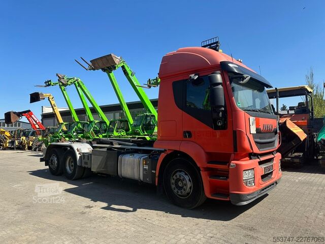 Containertransport (haakarmsysteem) IVECO Magirus AT 260