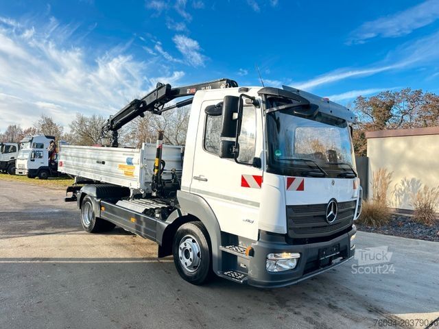 Autokran MERCEDES-BENZ Atego 918 4x2 Kipper KRAN Greifer FUNK AHK