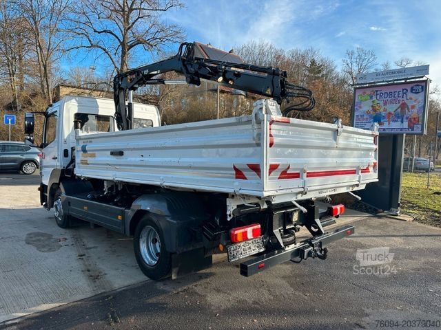 Autokran MERCEDES-BENZ Atego 918 4x2 Kipper KRAN Greifer FUNK AHK