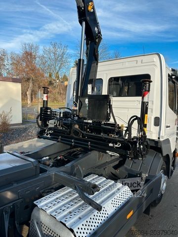 Autokran MERCEDES-BENZ Atego 918 4x2 Kipper KRAN Greifer FUNK AHK