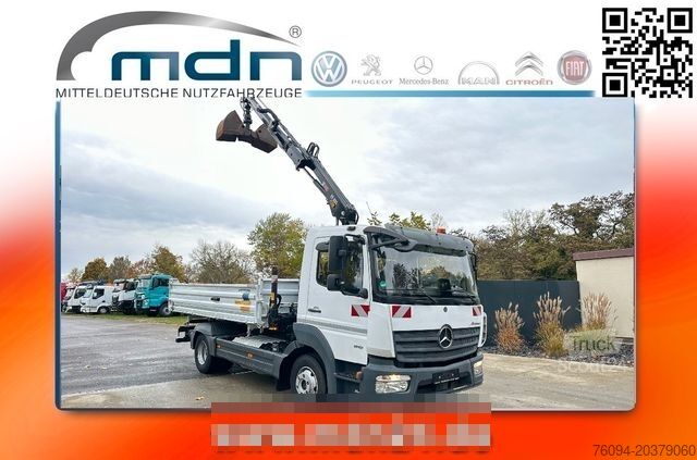 Ανατρεπόμενο φορτηγό MERCEDES-BENZ Atego 918 4x2 Kipper KRAN Greifer FUNK AHK