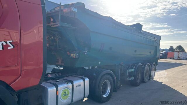 Tipper ROBUSTE KAISER S380 (TAMBOURS / ACIER / REMORQUE BELGE / DRUM ...