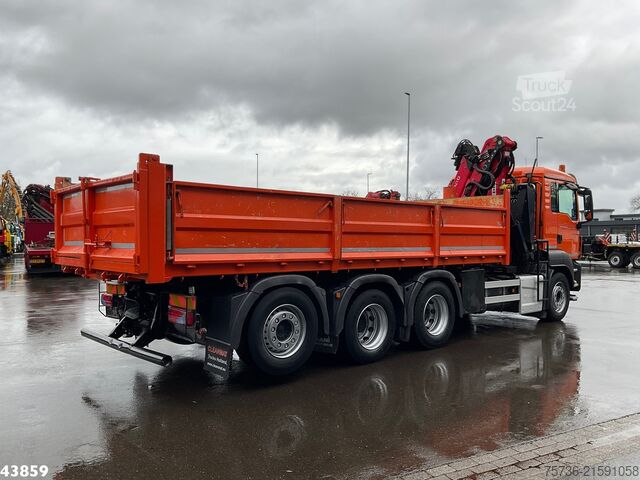 Самосвал с краном Man TGS 35.400 8x4 Euro 6 Palfinger 17 Tonmeter Z-k...