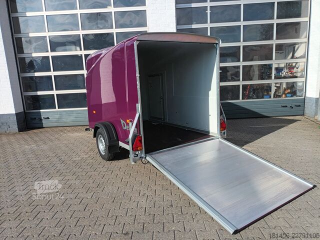 Koffer aanhanger Cheval Liberté Debon Polycargo 1300  Seitentür violet direkt