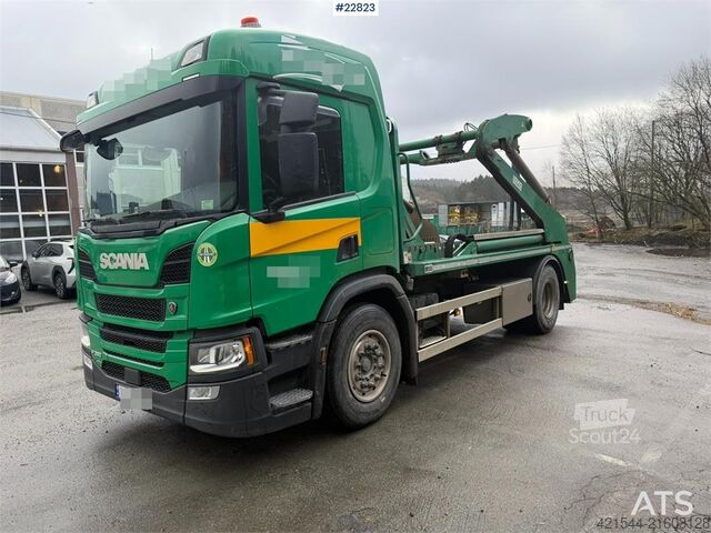 Portal arm system Scania P360 lift dumper with rotator and remote control