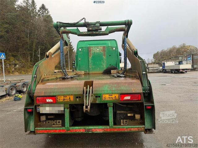 Portal arm system Scania P360 lift dumper with rotator and remote control