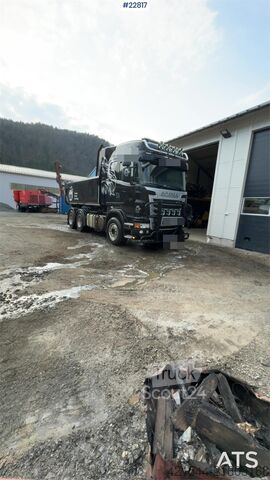 Ribaltabile Scania R730 6x4 combo truck with tipping hydraulics