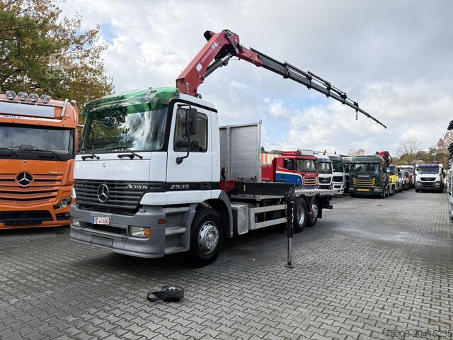 Γερανός τοποθετημένος σε φορτηγό Mercedes-Benz Actros 2535 6X2 HMF 2420 bis 25 Meter