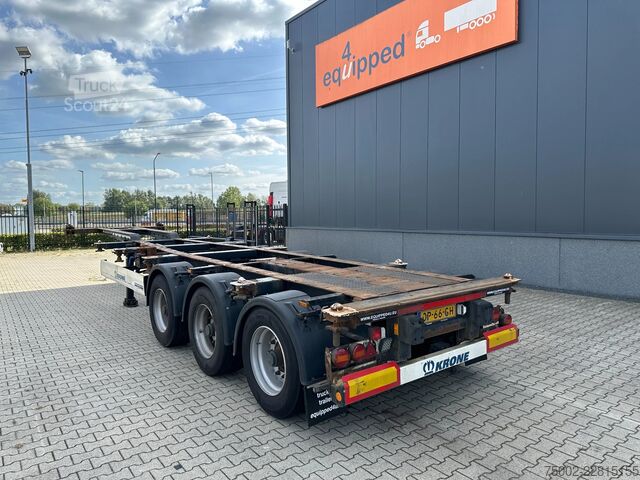 Transport av containere Krone 40FT HIGH CUBE/ BPW +trommelremmen / 75% banden...