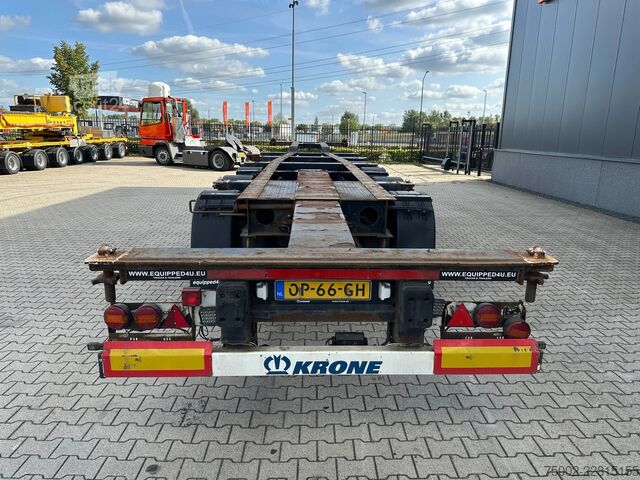 Transport av containere Krone 40FT HIGH CUBE/ BPW +trommelremmen / 75% banden...