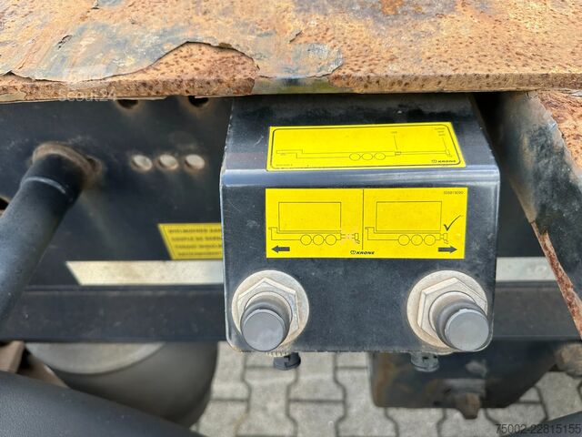 Transport av containere Krone 40FT HIGH CUBE/ BPW +trommelremmen / 75% banden...