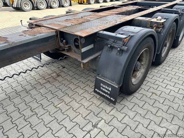 Transport av containere Krone 40FT HIGH CUBE/ BPW +trommelremmen / 75% banden...