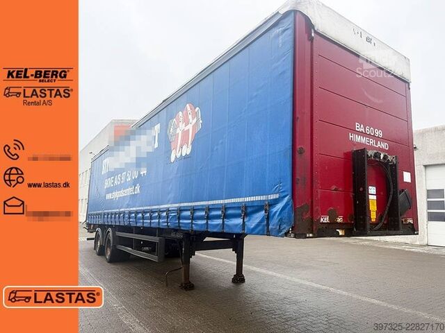 Schiebeplanen Kel-Berg 2 axle Curtainsider / Planenauflieger