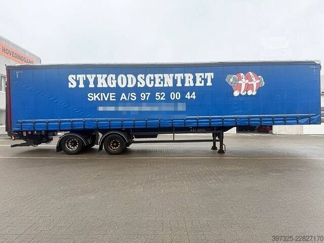 Schiebeplanen Kel-Berg 2 axle Curtainsider / Planenauflieger