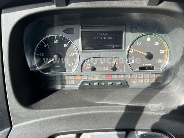 Vrachtauto met open laadbak MERCEDES-BENZ Axor 1929 4x2 Pritsche + HIAB Ladekran