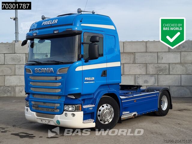 Standard-SZM Scania R520 4X2 V8 Retarder 2x Tanks Alcoa Leder