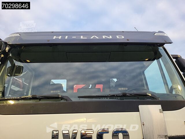 Containertransport (haakarmsysteem) Iveco Trakker 450 6X4 Fassi F120B.2.22 Crane Marrel A...