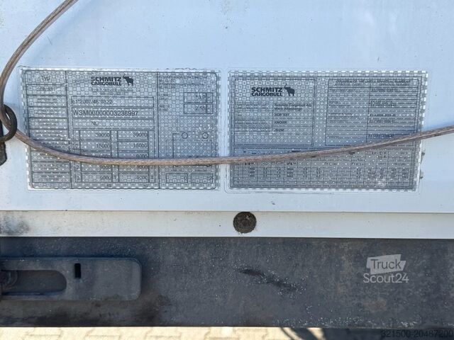 Bâches coulissantes Schmitz Cargobull Schuifzeil -dak / Coil / Rotos-Disc