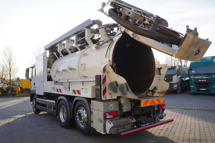 Septic tank MAN TGS 26.360 E6 / RIVARD sewage cleaner 18