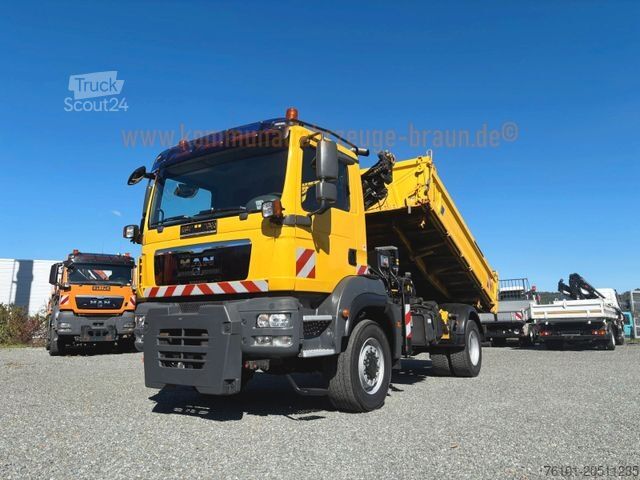 Autre MAN 18.340 TGM 4x4 BB Hiab Funk Kran*Allrad