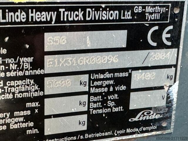 Sānlādes iekrāvējs Linde S50 / Perfect condition