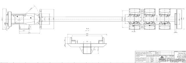 Puspiekabe GOLDHOFER 3-Achs SPZ-DL3-38/80 Spezial 20,5meter + 3xLenk