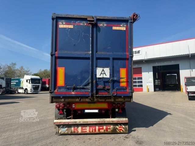 Damperli yarı römork KEMPF SKM 35/3 Stahl Kipper 50m³ Schrott