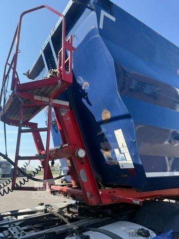 Damperli yarı römork KEMPF SKM 35/3 Stahl Kipper 50m³ Schrott