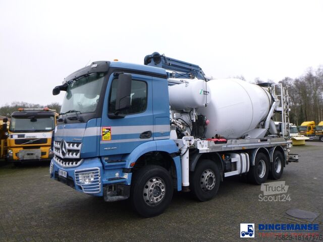 Bomba de hormigón Mercedes Arocs 3240 8x4 Schwing-Stetter pump / mixer