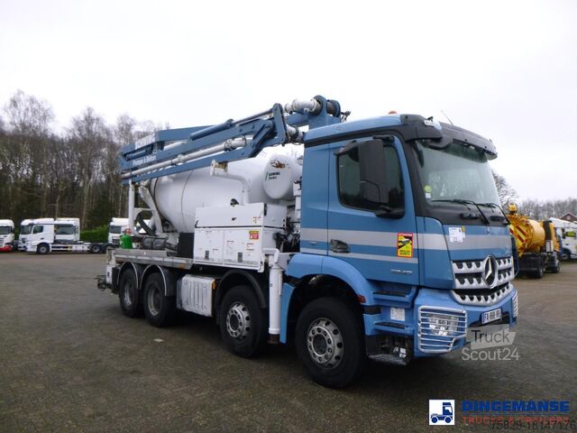Bomba de hormigón Mercedes Arocs 3240 8x4 Schwing-Stetter pump / mixer