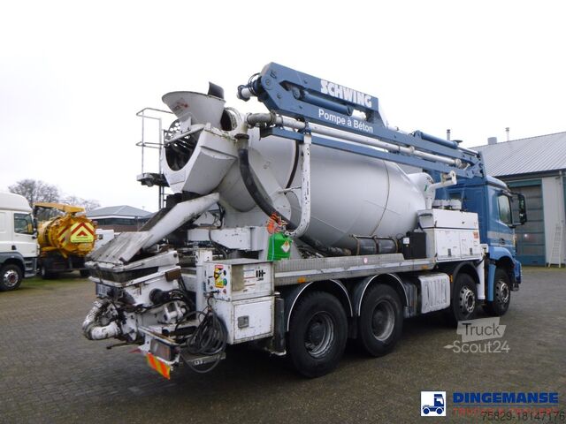 Bomba de hormigón Mercedes Arocs 3240 8x4 Schwing-Stetter pump / mixer