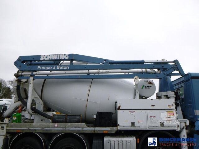 Bomba de hormigón Mercedes Arocs 3240 8x4 Schwing-Stetter pump / mixer