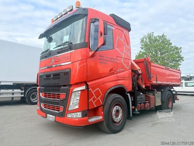 Kippiauto VOLVO FH460/Meiller3-Seitenkipper+PalfingerPK13001+Fun