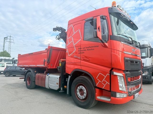 Kippiauto VOLVO FH460/Meiller3-Seitenkipper+PalfingerPK13001+Fun