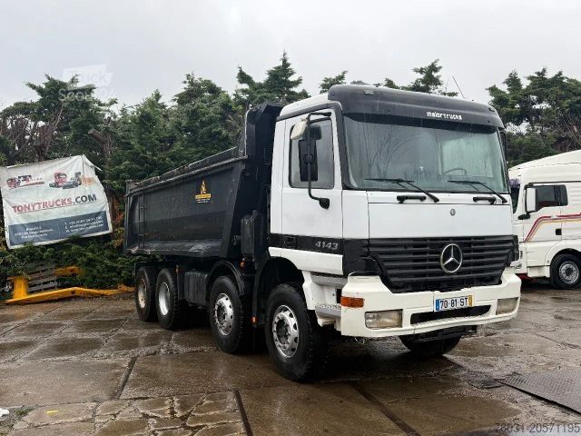 Camião basculante MERCEDES-BENZ Actros 4143 V6 8X4 Tipper Spring/Spring MP1 Manu