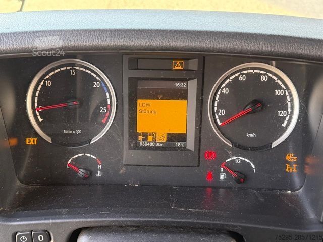 Vrachtauto met open laadbak SCANIA R500 V8 Atlas Kran 12,30 m Retarder Lift+Lenk