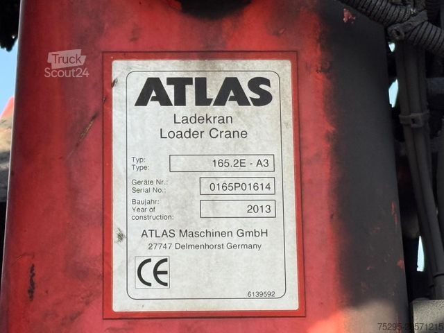 LKW mit Pritsche (offen) SCANIA R500 V8 Atlas Kran 12,30 m Retarder Lift+Lenk