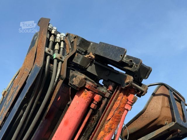 Camião de plataforma SCANIA R500 V8 Atlas Kran 12,30 m Retarder Lift+Lenk