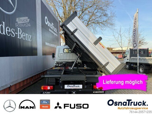 Fourgon benne basculante MITSUBISHI 3C15 AMT 3-Seitenkipper Klima, AHK 3,5t,Diff.-Sp