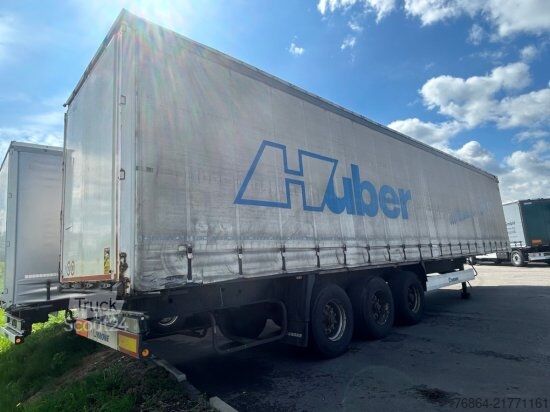 Naczepa otwarta z plandeką KRONE SD TAUTLINER, EDSCHA-VERDECK,  BPW-ACHSEN, COIL-MULDE