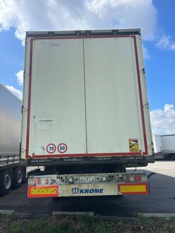 Naczepa otwarta z plandeką KRONE SD TAUTLINER, EDSCHA-VERDECK,  BPW-ACHSEN, COIL-MULDE