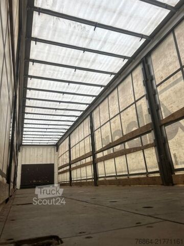 Naczepa otwarta z plandeką KRONE SD TAUTLINER, EDSCHA-VERDECK,  BPW-ACHSEN, COIL-MULDE