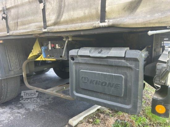 Naczepa otwarta z plandeką KRONE SD TAUTLINER, EDSCHA-VERDECK,  BPW-ACHSEN, COIL-MULDE