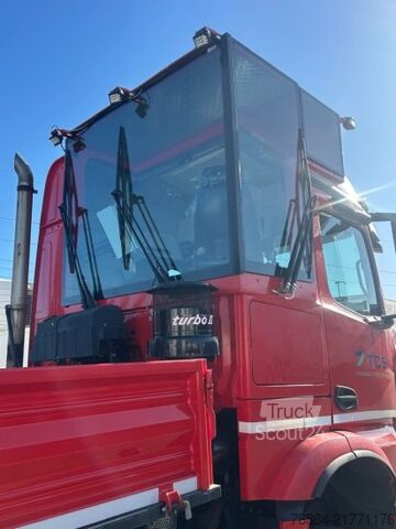 LKW mit Pritsche (offen) MERCEDES-BENZ AROCS 3552 ZUR HACKMASCHINENBESCHICKUNG,  EPSILON M100L86