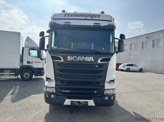 Trattore stradale standard SCANIA R520 V8 HIGHLINE, OPTICRUISE, RETARDER, E6, HYDRAULIK