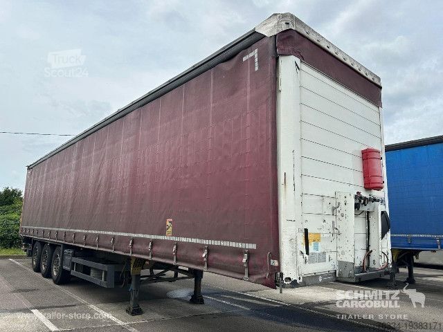 نصف مقطورة مفتوحة مع قماش القنب Schmitz Cargobull Semitrailer Curtainsider Standard Hayon