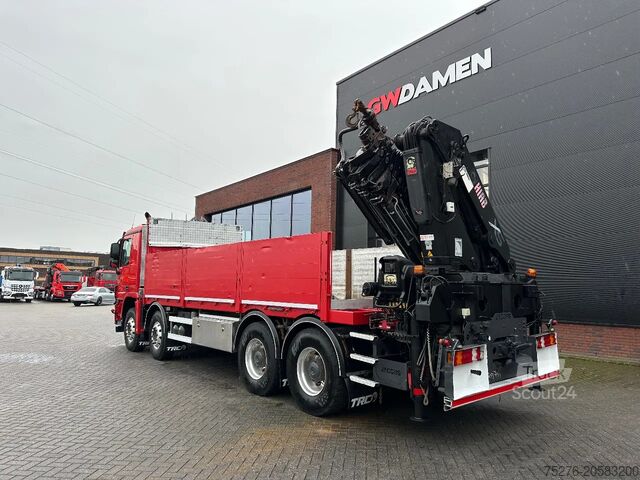 Vrachtwagen met kraan Mercedes-Benz Actros 4151 V8 8x4 Hiab 477 E-6, Winch Euro 5