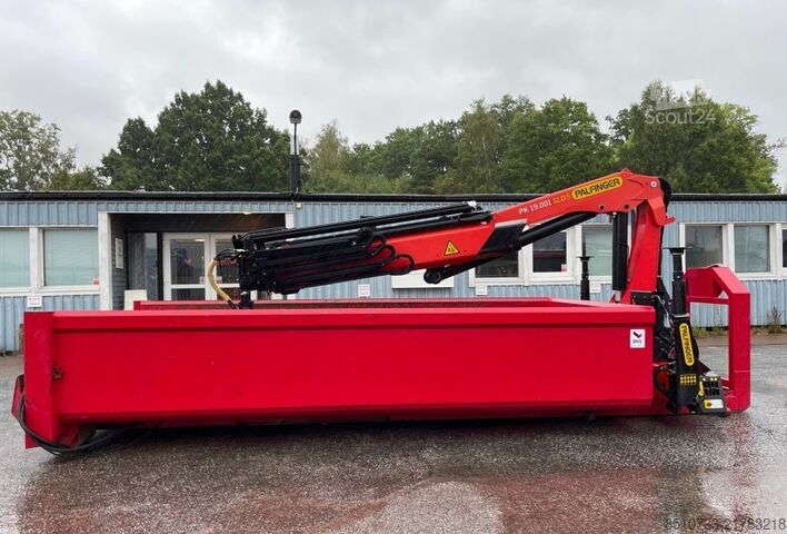 Container cu cârlig Palfinger Abrollcontainer Kran Crane bucket