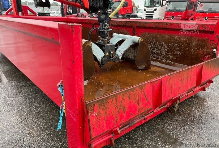 Container cu cârlig Palfinger Abrollcontainer Kran Crane bucket