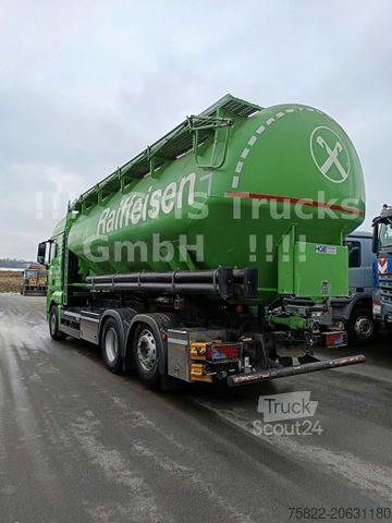 Vacuümtankwagen MAN TGX 26.500 / Auto+Ret / Silo 30 Kubik